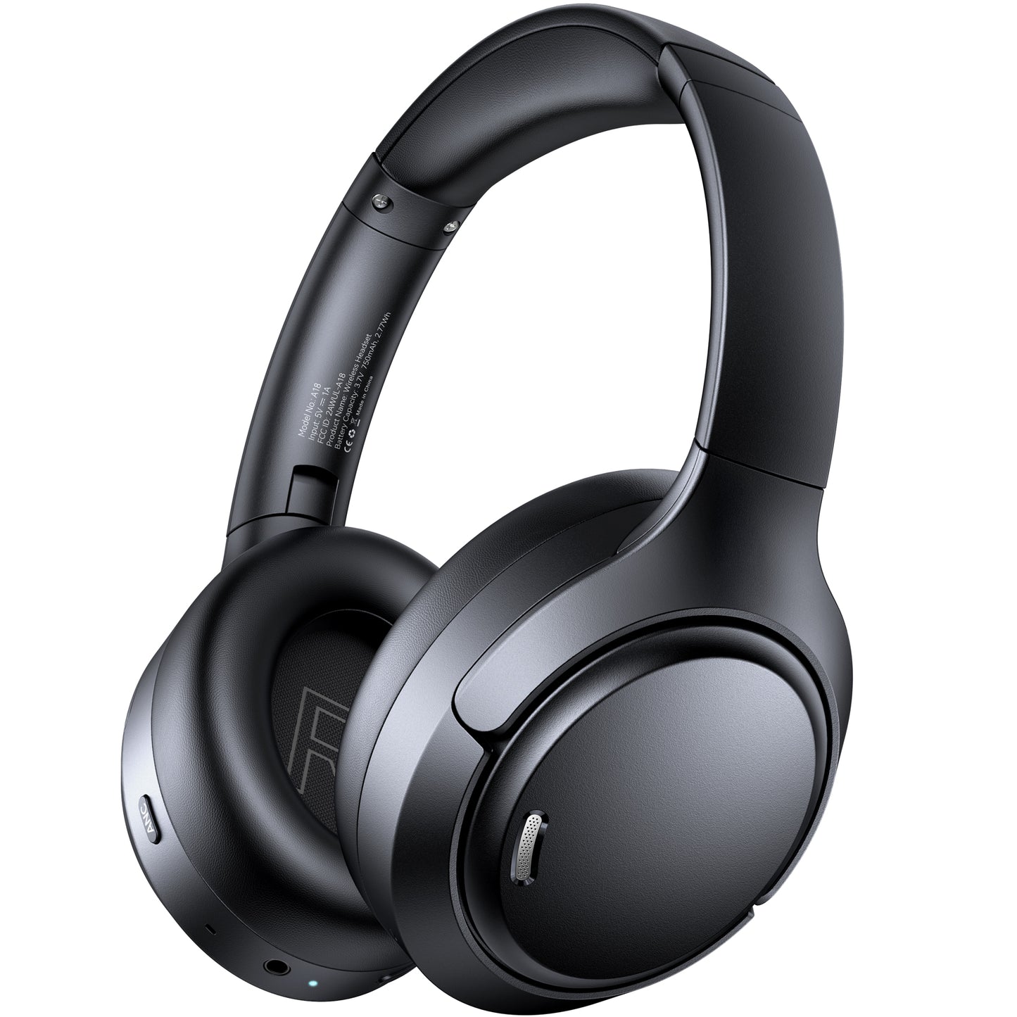 TAGRY Hybrid Active Noise Cancelling Headphones 120H Playtime ENC Clear Call Bluetooth Wireless Over Ear Headphone with Hi-Res Audio Low Latency Comfort Earcups ANC Headphones for Travel Home Game