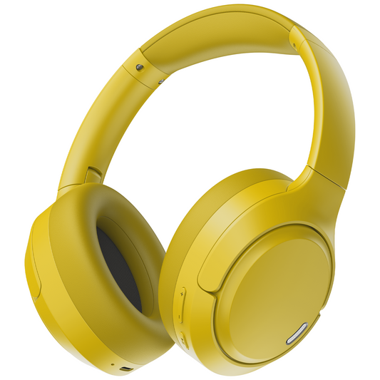 TAGRY Hybrid Active Noise Cancelling Headphones 120Hrs Playtime ENC Clear Call Mic Over Ear Wireless Bluetooth Headphones with Hi-Res Audio Comfort Earcups Low Latency ANC Headphone for Travel Game