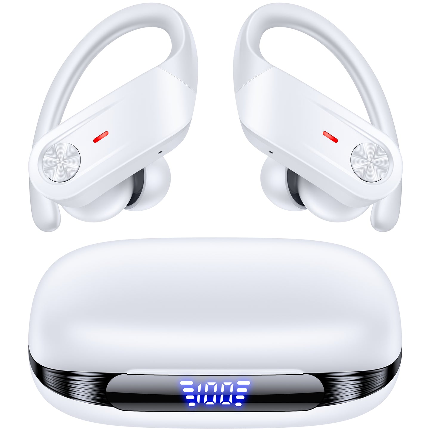 Bluetooth Earbuds Wireless Earphones Sport Ear Buds with Deep Bass in Ear Earphones for Work Music Running 80 Hrs Playtime