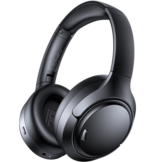 TAGRY Hybrid Active Noise Cancelling Headphones 120H Playtime ENC Clear Call Bluetooth Wireless Over Ear Headphone with Hi-Res Audio Low Latency Comfort Earcups ANC Headphones for Travel Home Game