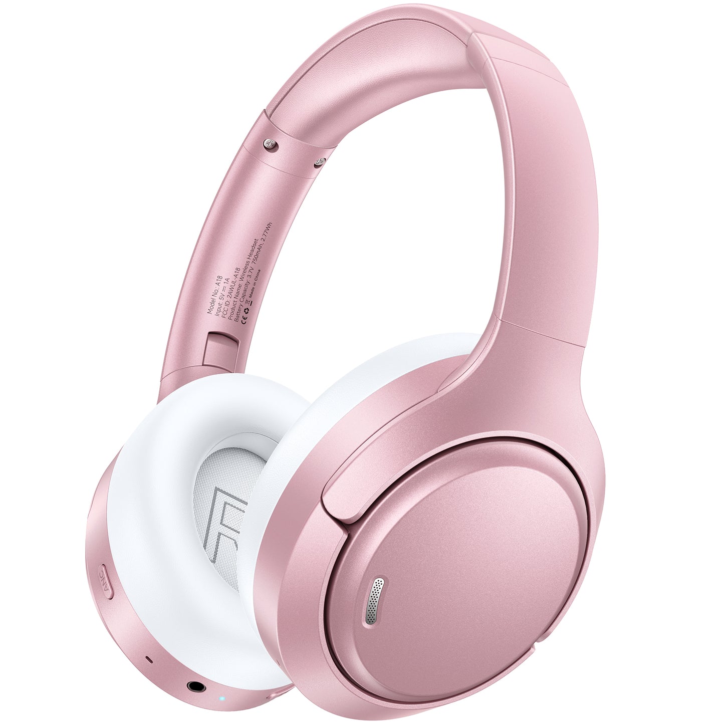 TAGRY Bluetooth 6.0 Wireless Headphones with Hybrid ANC, 120H Battery Life Over Ear Headset, 6 ENC Mic for Clear Calls